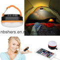 Mini rechargeable LED camping et lanterne d&#39;urgence USB Outlet 180lm